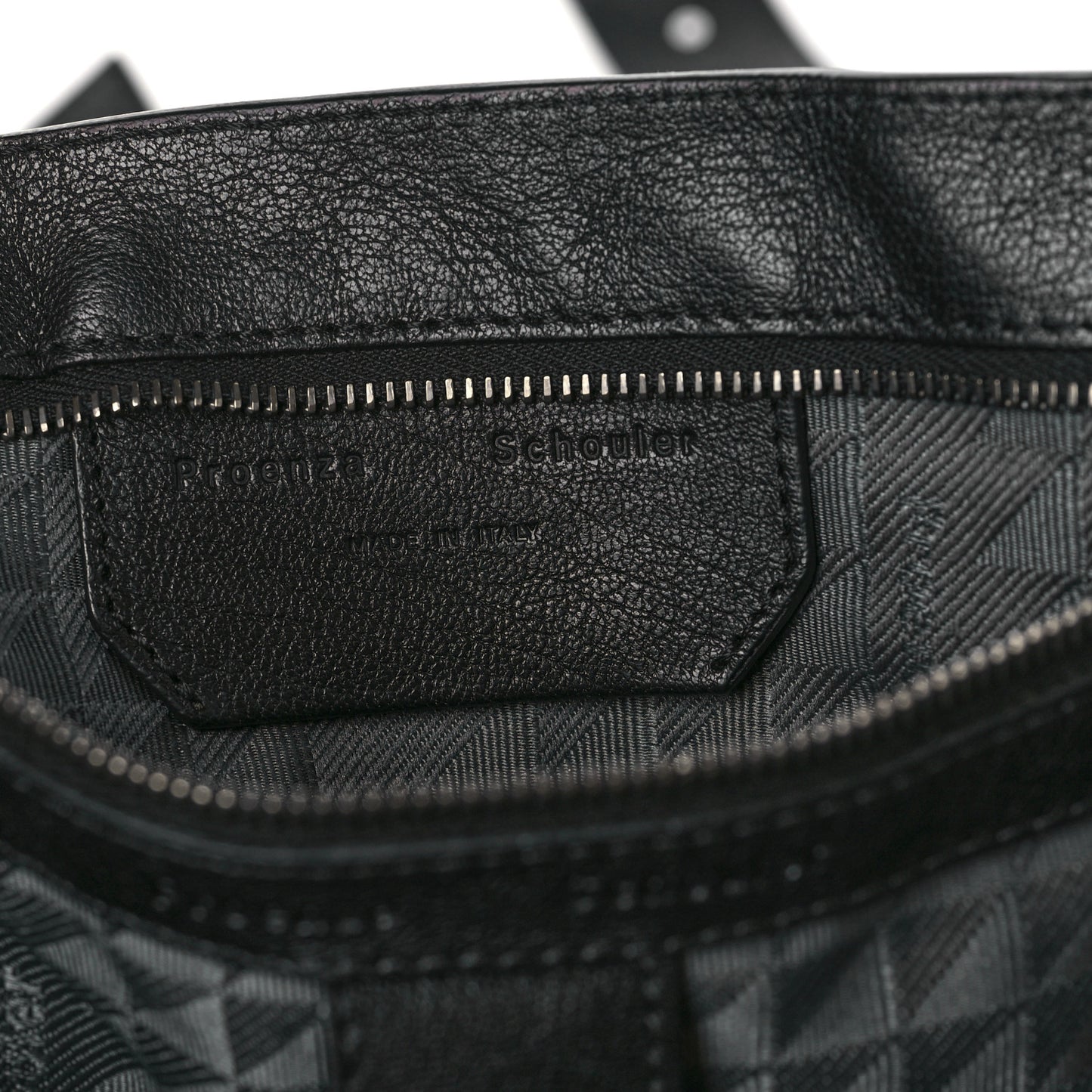 Lambskin PS1 Large Satchel Black