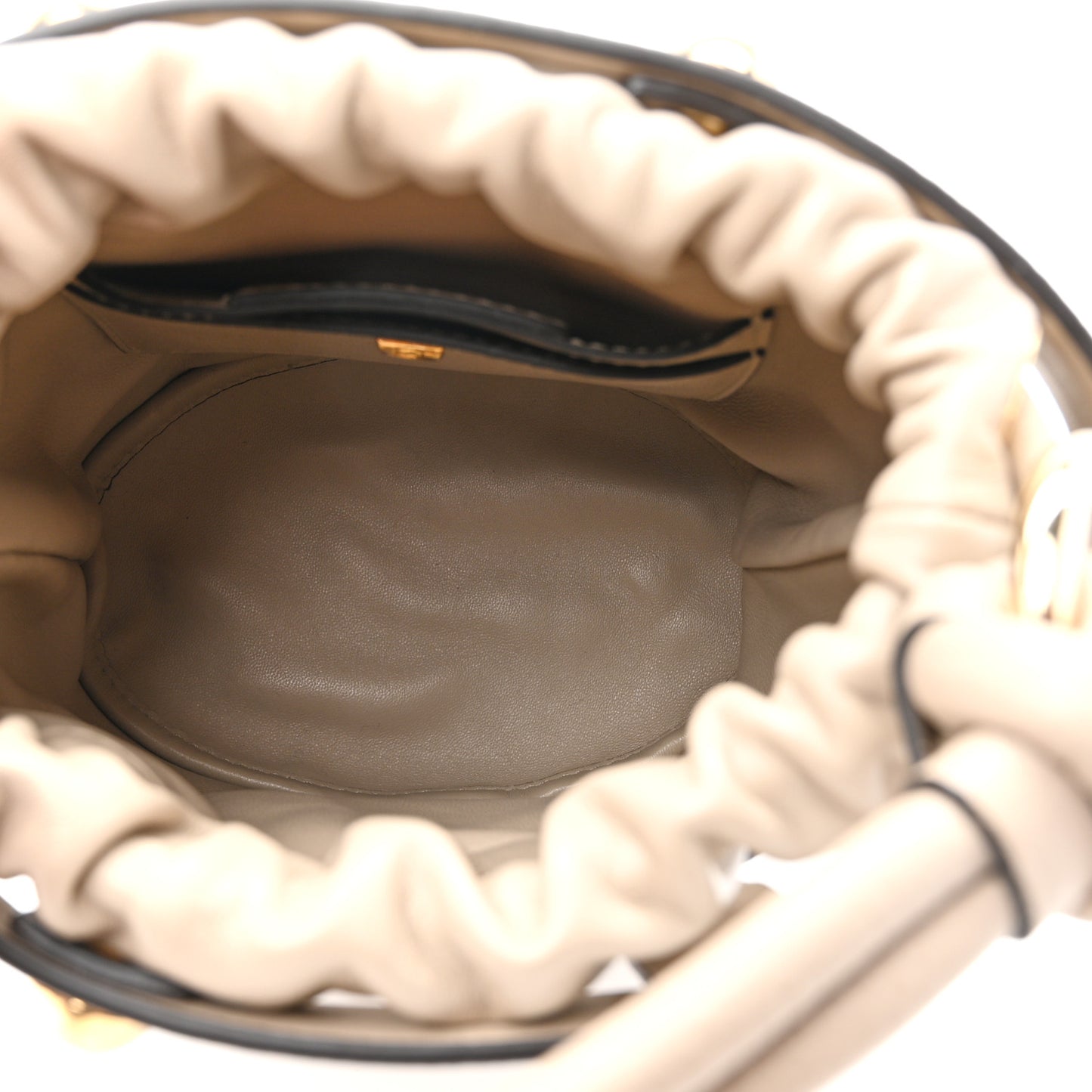 Calfskin Cage Bag Beige