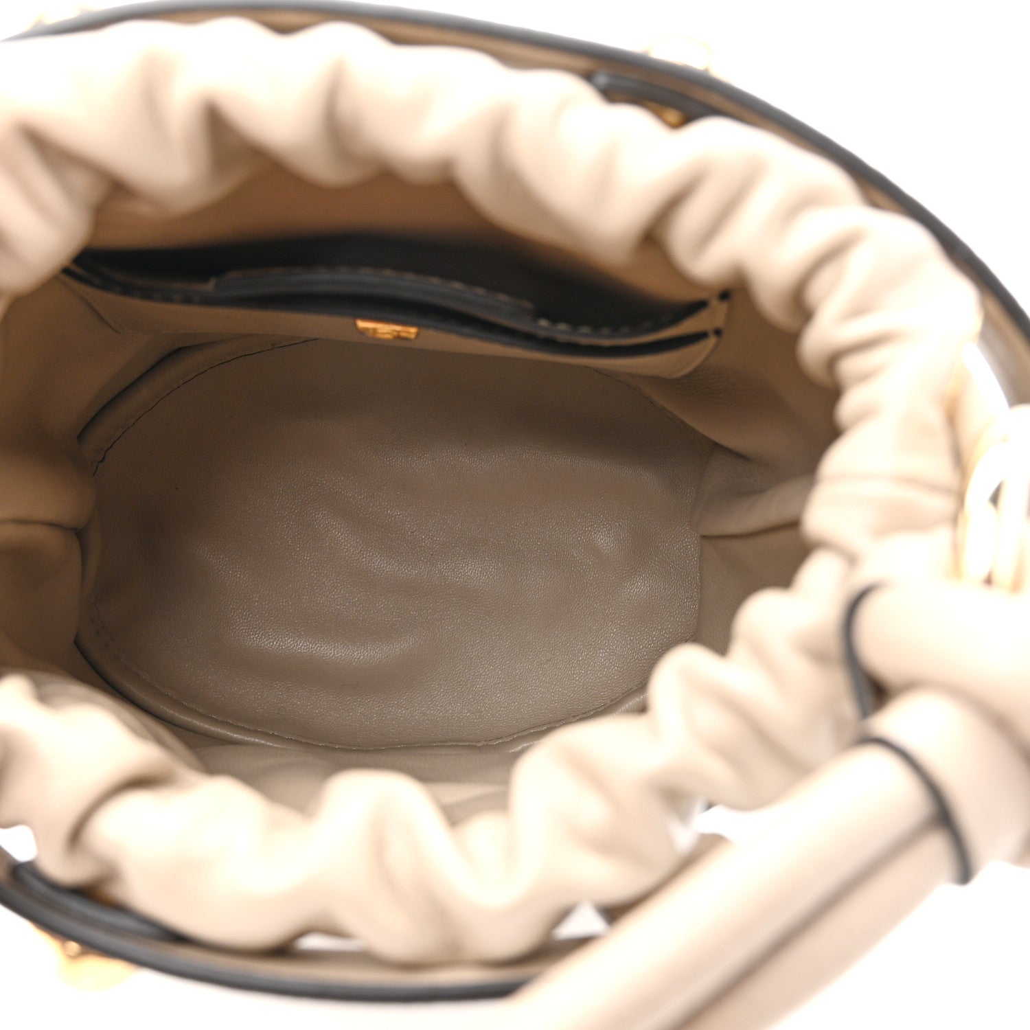 Salvatore Ferragamo Calfskin Cage Bag Beige 4 of 9