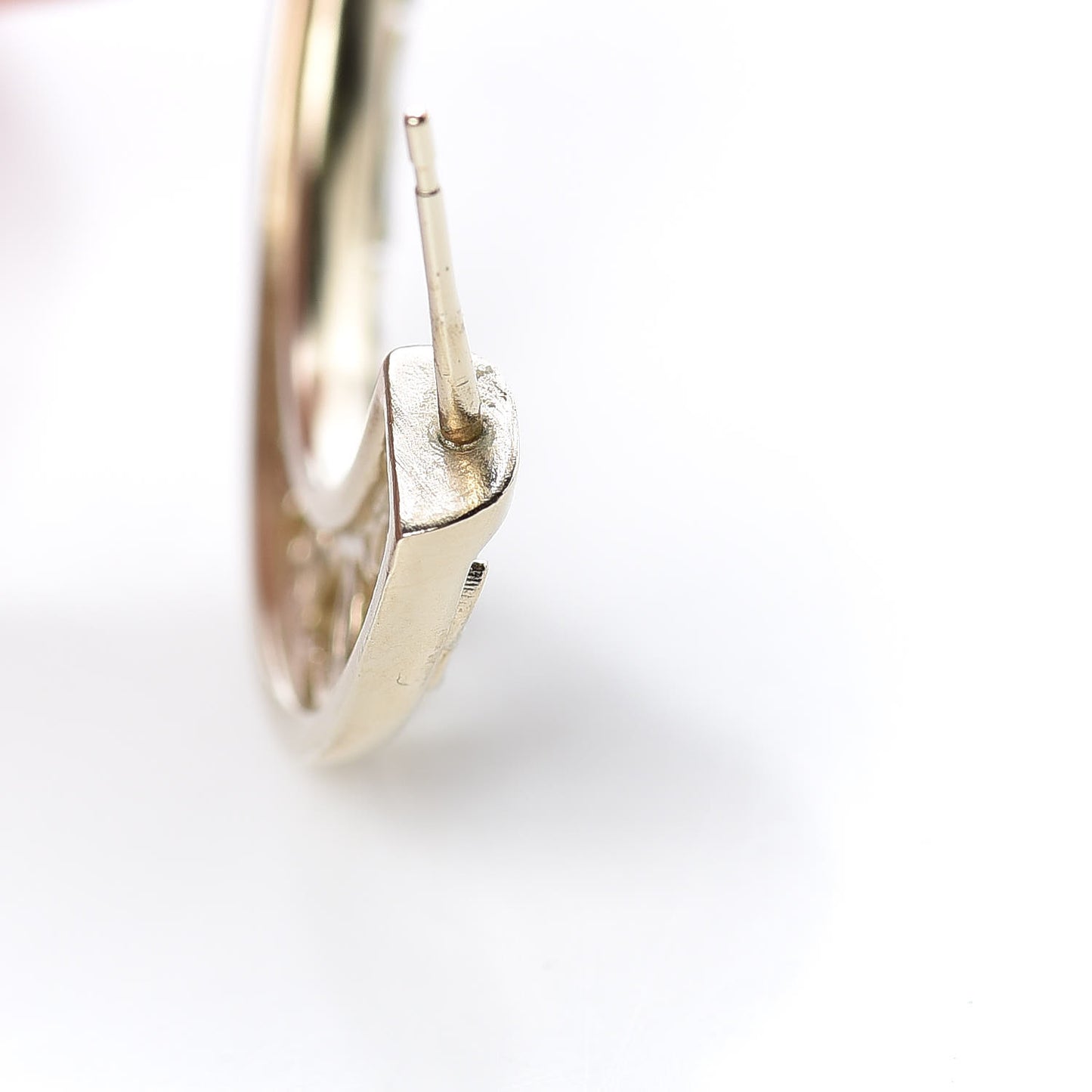 CC Hoop Earrings Gold