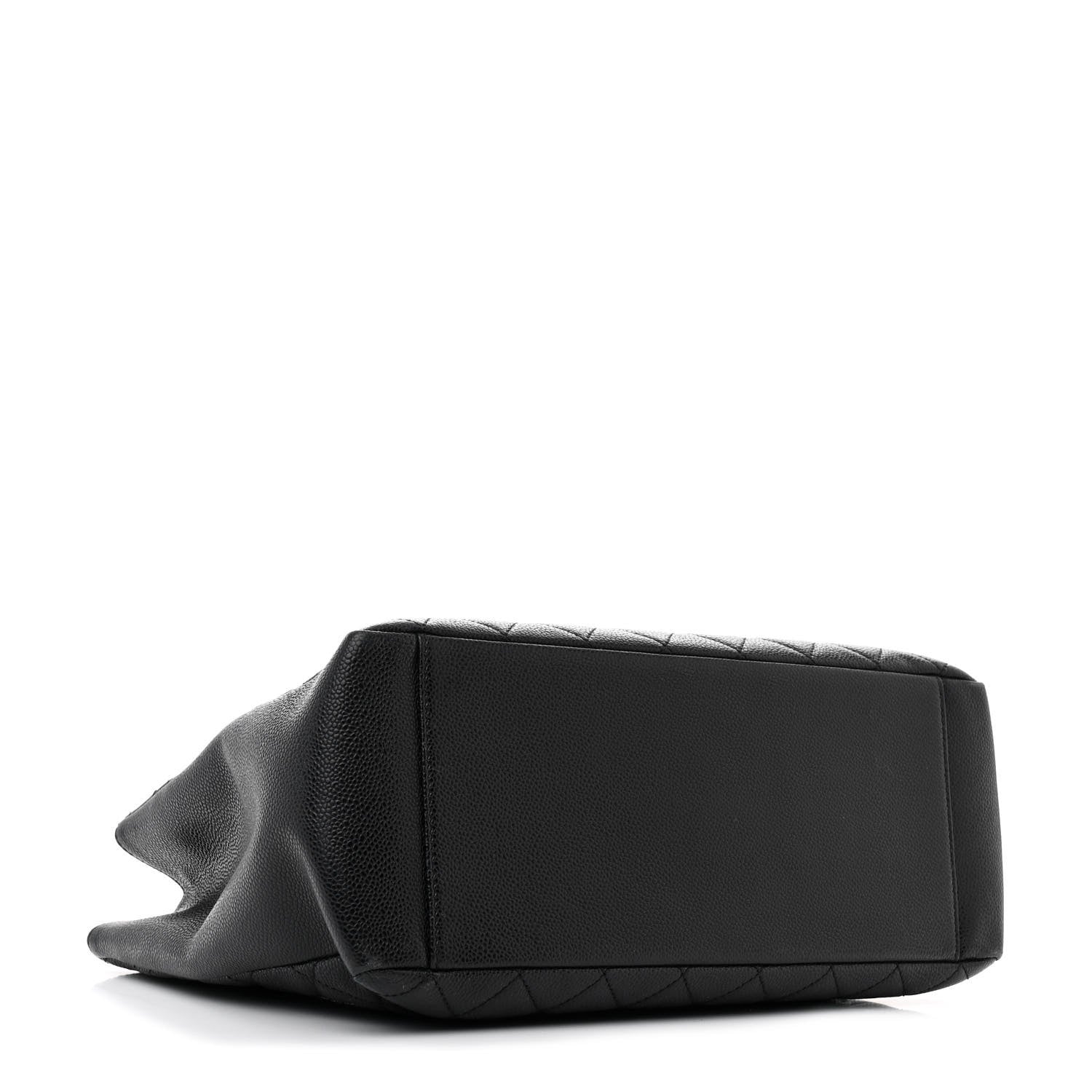 Chanel Caviar Quilted Grand Shopping Tote GST Black 4 of 12