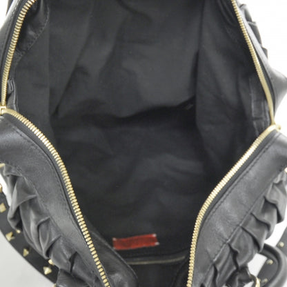 Valentino Garavani Leather XL Maizeon Studded Tote Black 7 of 9