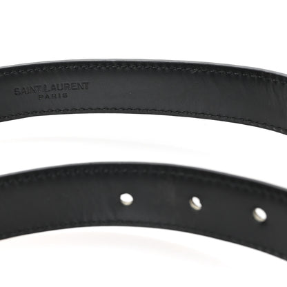 Saint Laurent Patent Buckle Belt 80 32 Black 3 of 5