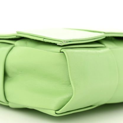 Bottega Veneta Paper Calfskin Maxi Intreccio Extra Mini Cassette Crossbody Bag Pistachio 9 of 10