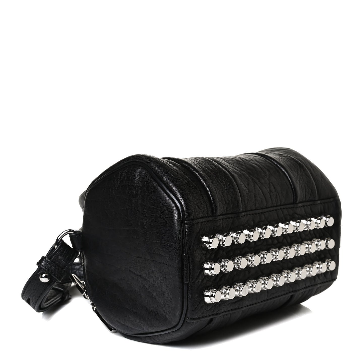 Pebbled Lambskin Mini Rockie Black Rhodium Hardware