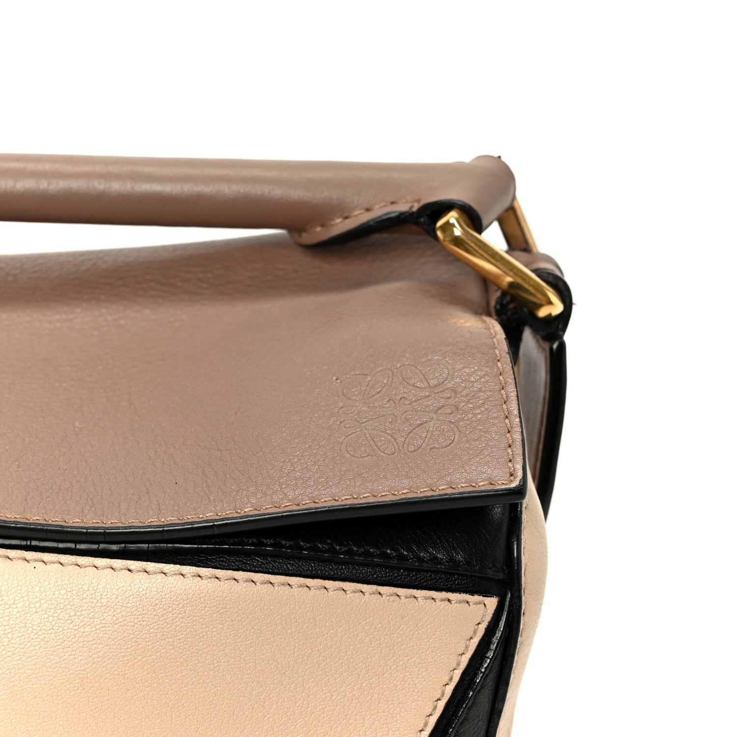 Loewe Calfskin Small Puzzle Bag Sand Hazelnut Ash 8 of 11