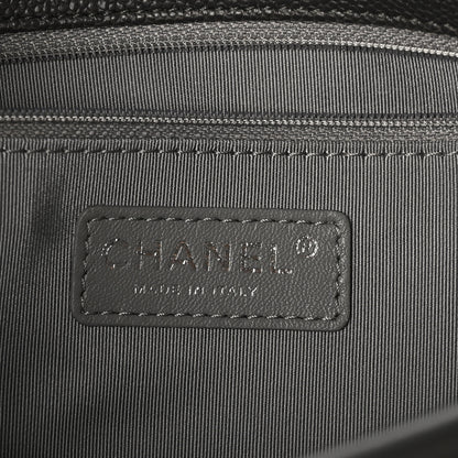 Chanel Caviar Quilted Medium French Riviera Flap Grey 6 of 10