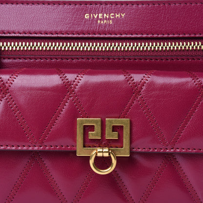 Givenchy Goatskin Diamond Quilted Pocket Crossbody Orchid Purple 9 of 9