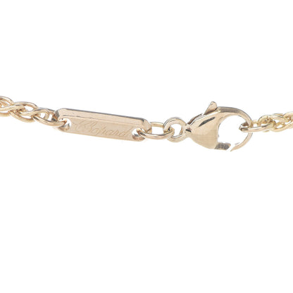 Chopard 18K Yellow Gold Diamond Happy Diamonds Icons Floating Heart Pendant Necklace 6 of 6