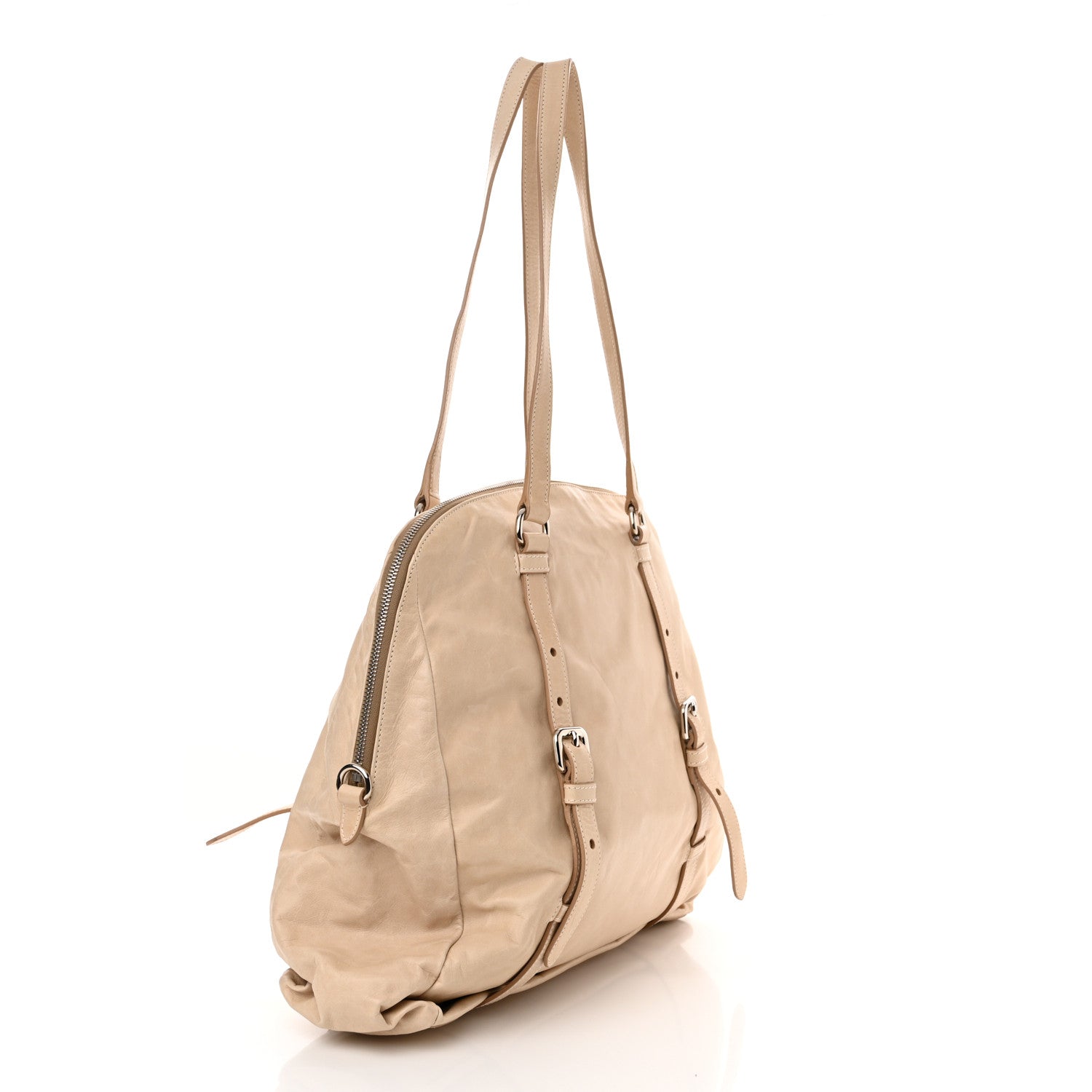 Prada Nappa New Look Tote Beige 2 of 9