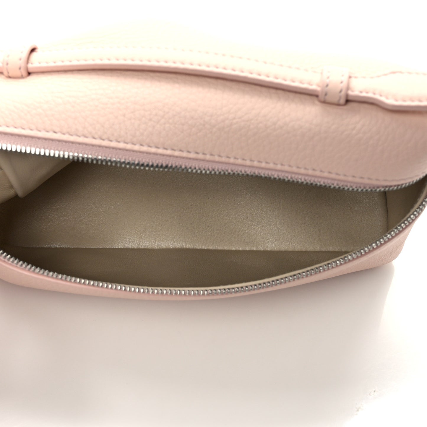 Grained Calfskin L19 Extra Pocket Pouch Candoglia Marble