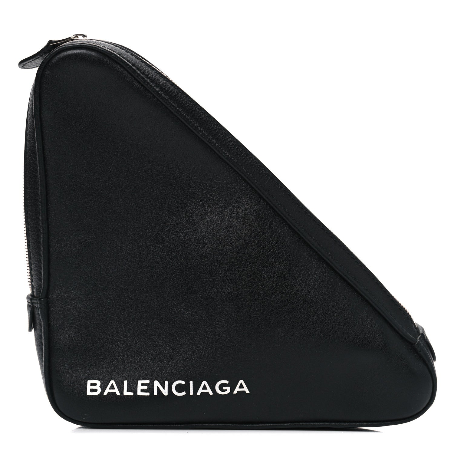 Balenciaga Calfskin M Triangle Pouch Black 1 of 4
