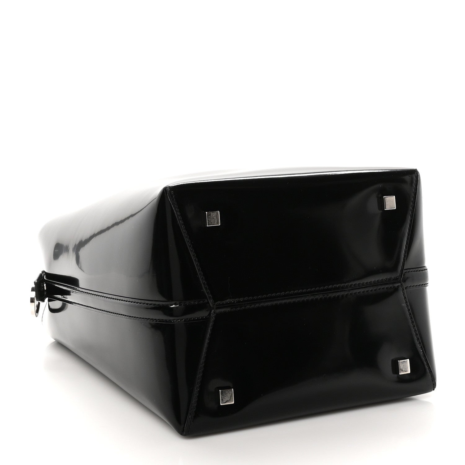 Saint Laurent Patent Calfskin Le 37 Bucket Bag Black 5 of 9