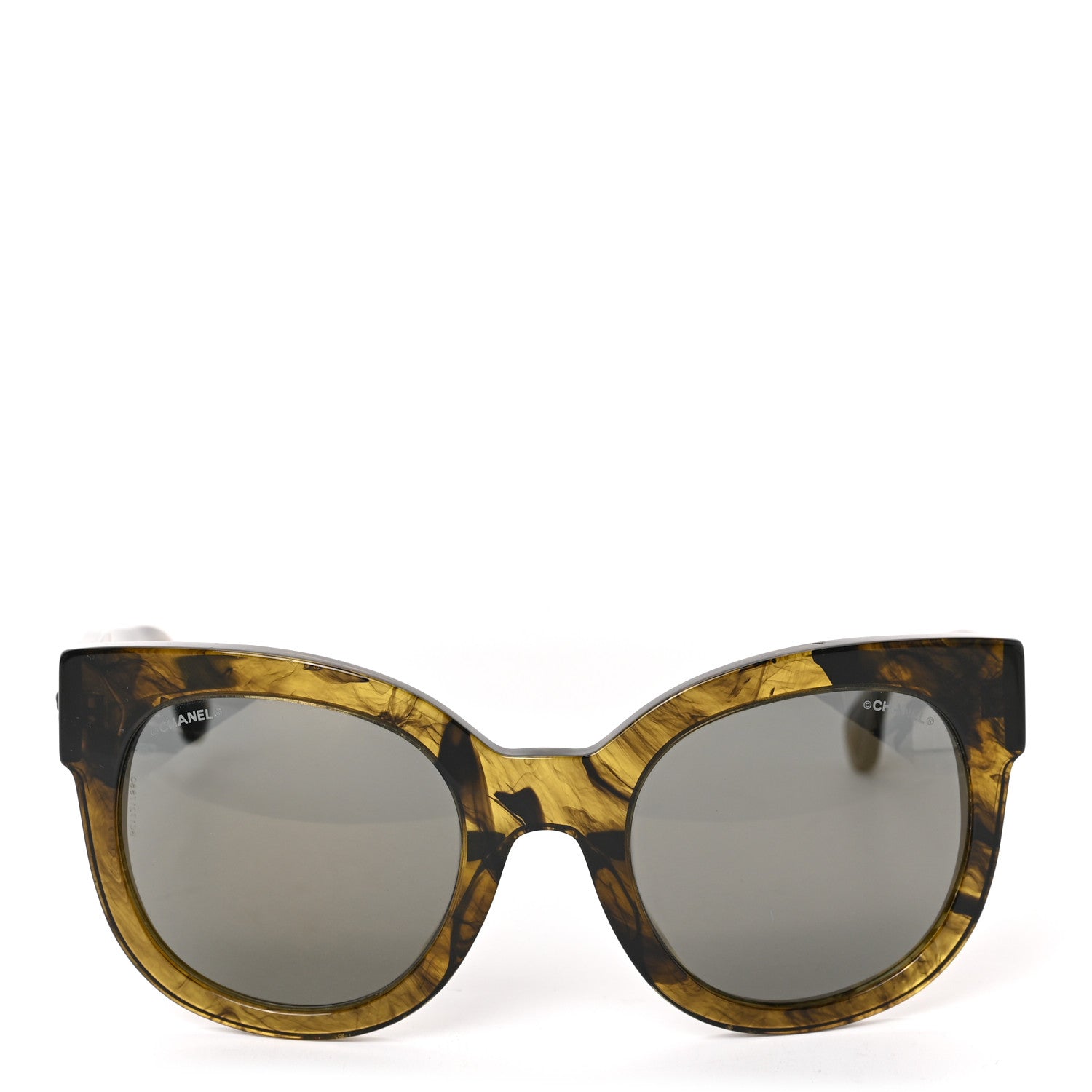 Chanel Acetate Butterfly Signature CC Sunglasses 5358-A 2 of 6