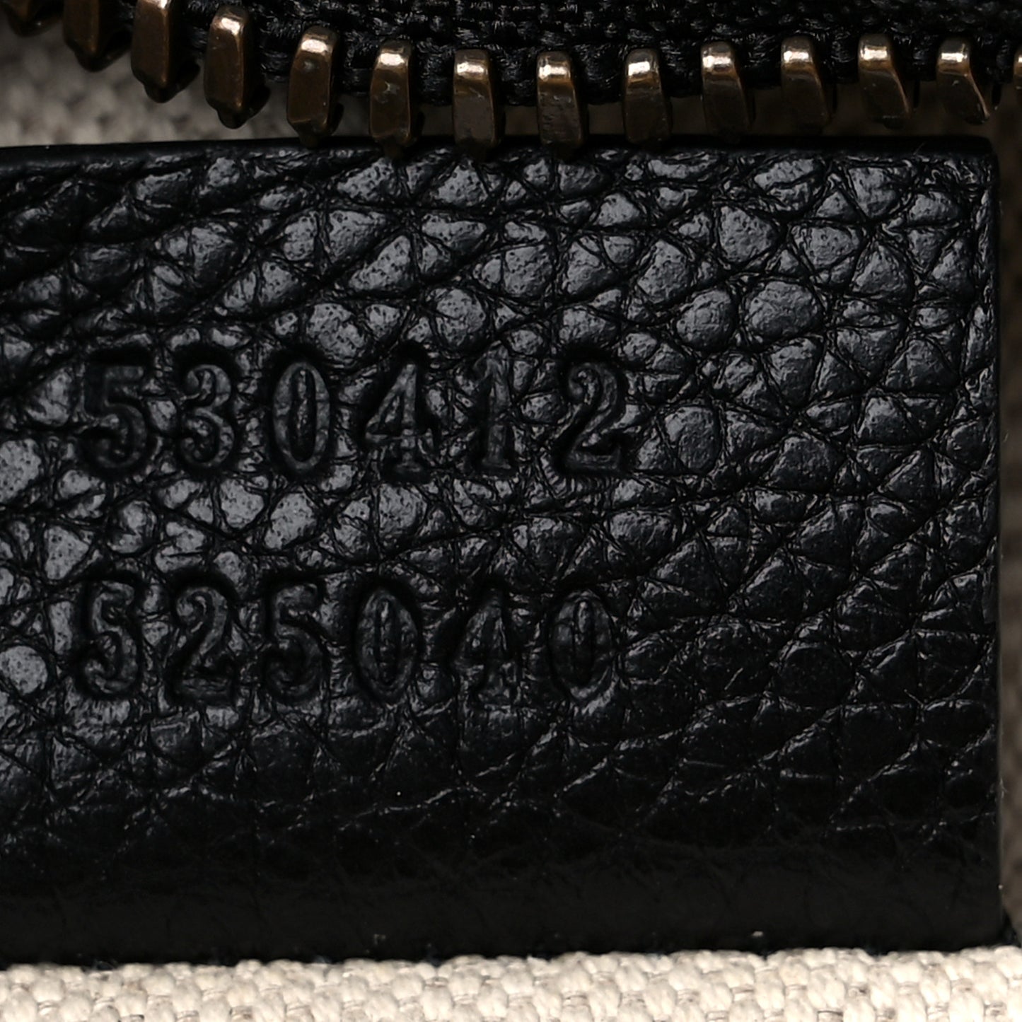 Grained Calfskin Logo Belt Bag Black
