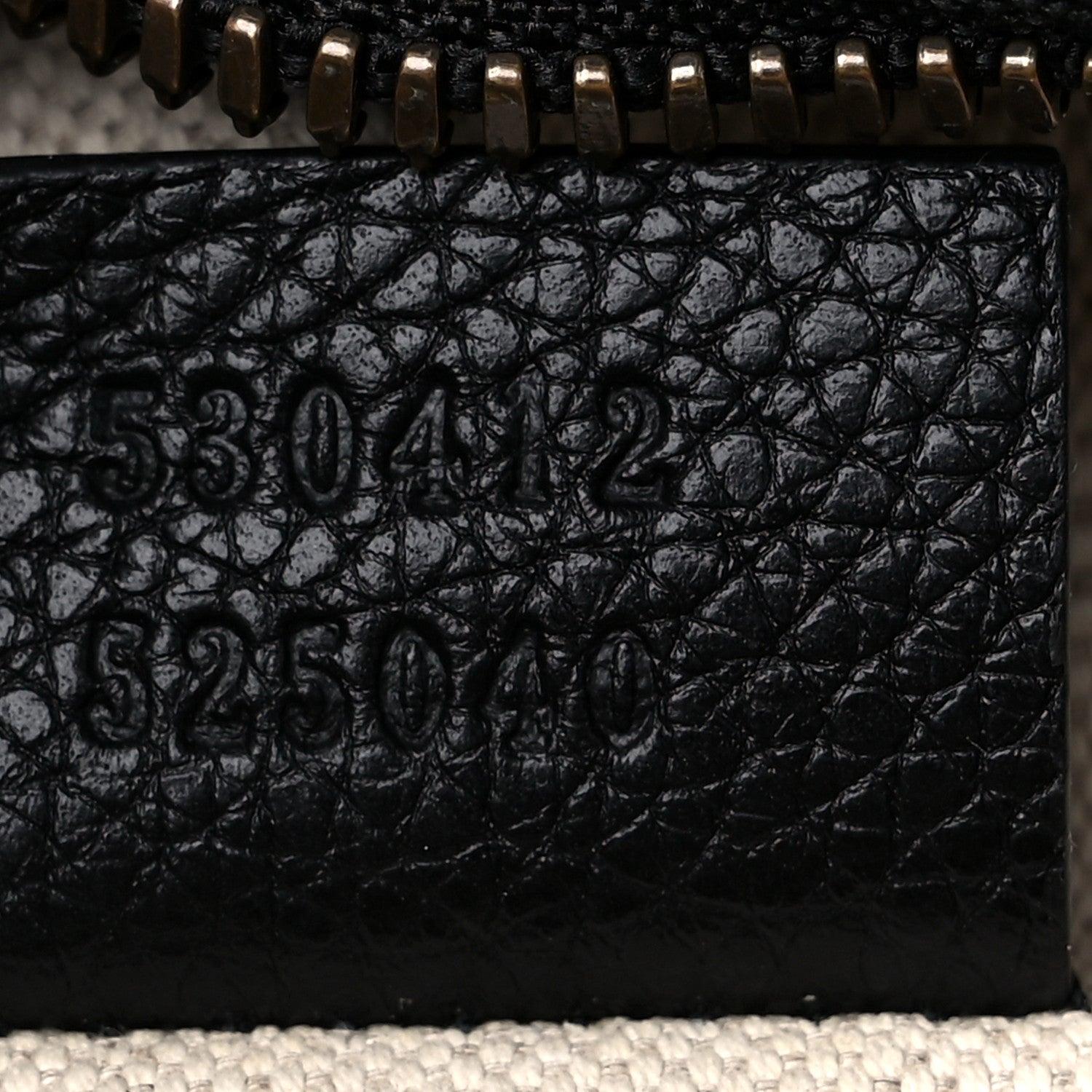 Gucci Grained Calfskin Logo Belt Bag Black 7 of 9