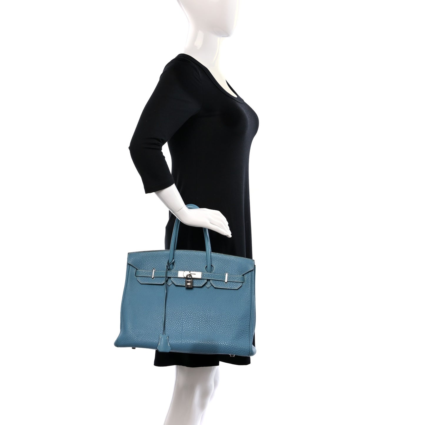 Togo Birkin 35 Blue Jean