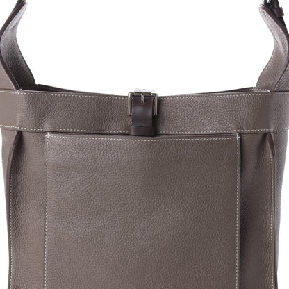 Hermes Taurillon Clemence Marwari PM Etoupe 9 of 9