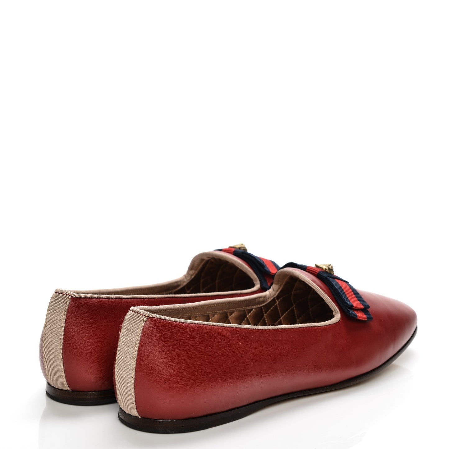 Calfskin Gallipoli Smoking Loafers 39 Red