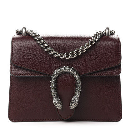 Gucci Dollar Calfskin Crystal Mini Dionysus Shoulder Bag Vintage Bordeaux 1 of 11