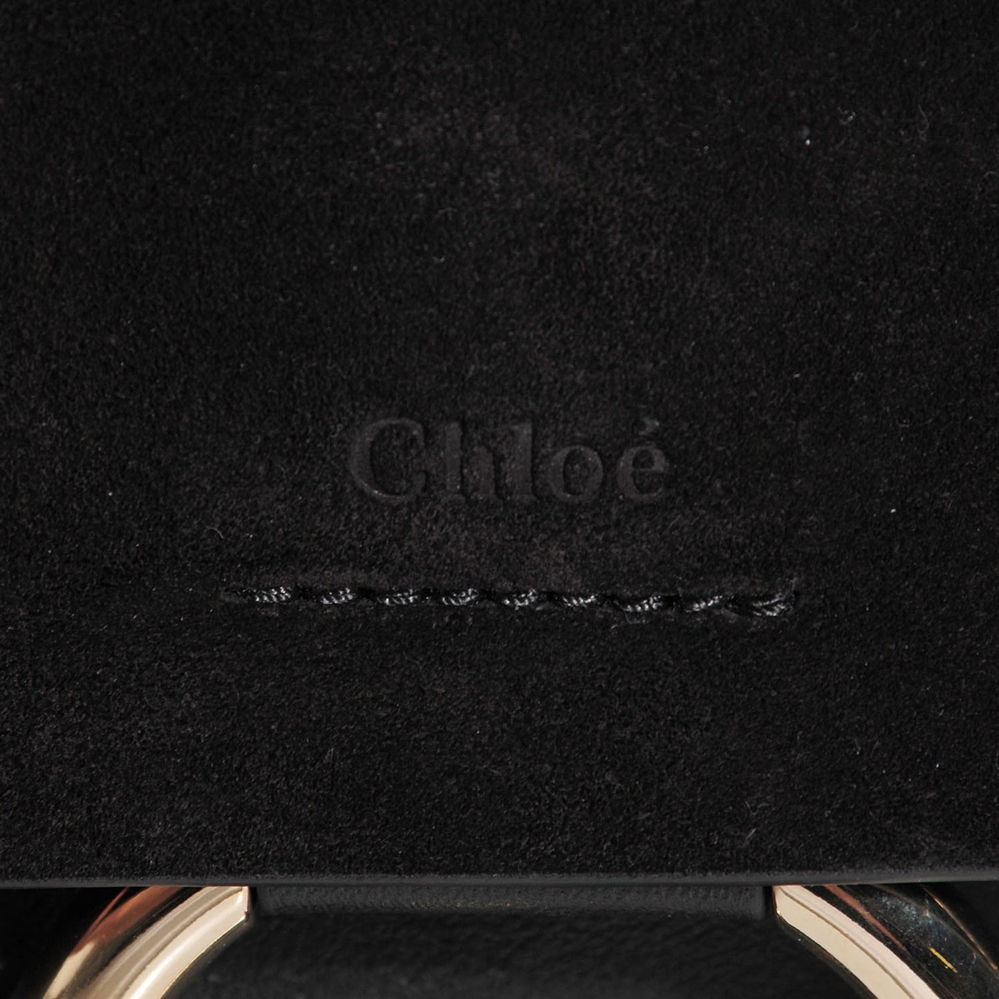 Suede Calfskin Medium Faye Shoulder Bag Black