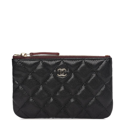 Chanel Caviar Quilted Small Cosmetic Case Black 1 of 6