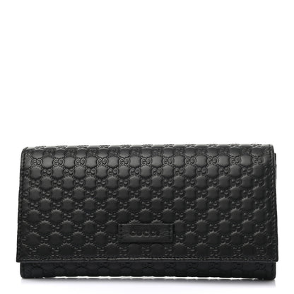 Gucci Soft Microguccissima Continental Wallet Black 1 of 7