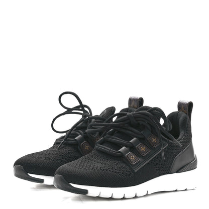 Louis Vuitton Technical Nylon Monogram Rubber Aftergame Sneakers 35 Black 3 of 9
