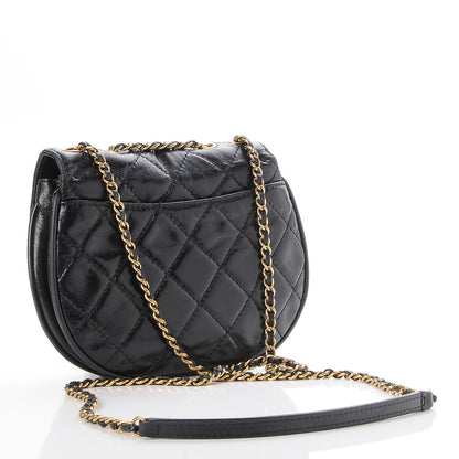 Chanel Aged Calfskin Small Bubble CC Flap Black 4 of 9