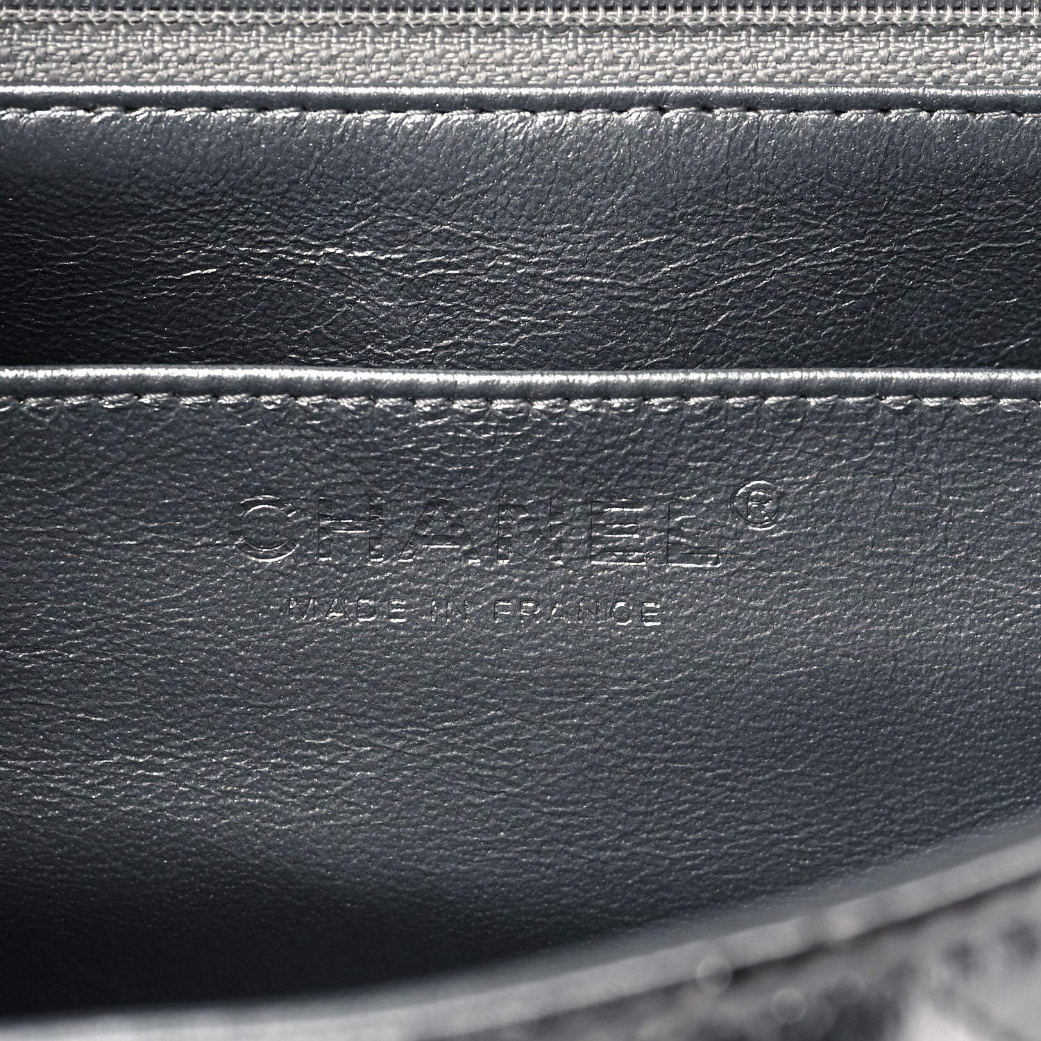 Chanel Metallic Aged Calfskin Quilted Jumbo Single Flap Silver 6 of 10