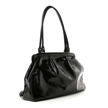 Miu Miu Vitello Shine Top Handle Bag Black 2 of 10