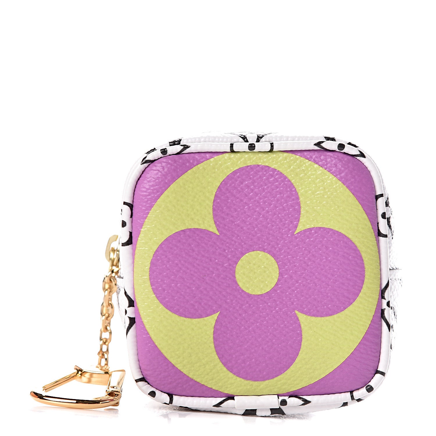 Louis Vuitton Monogram Giant Cube Coin Purse Pink 1 of 8