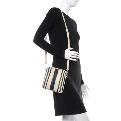 Balenciaga Agneau XS Cushion Square Crossbody Beige Night Bleu 2 of 9