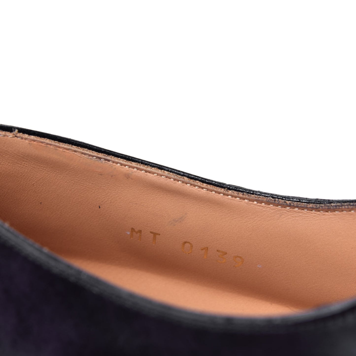 Calfskin Mens Vendome Richelieu 7.5 Black