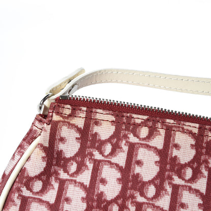 Christian Dior Monogram Mini Saddle Pochette Red 10 of 13