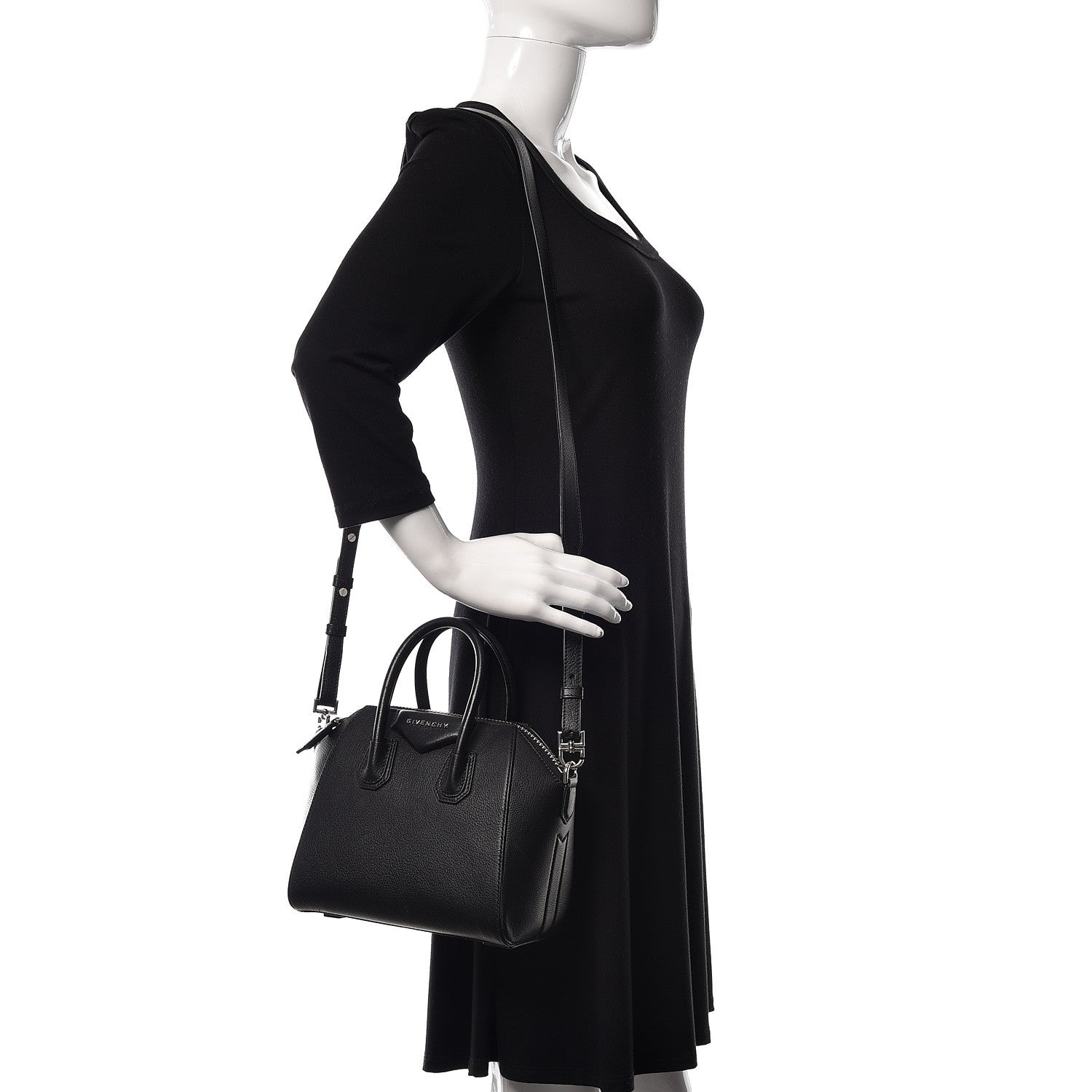 Givenchy Sugar Goatskin Mini Antigona Black 2 of 10