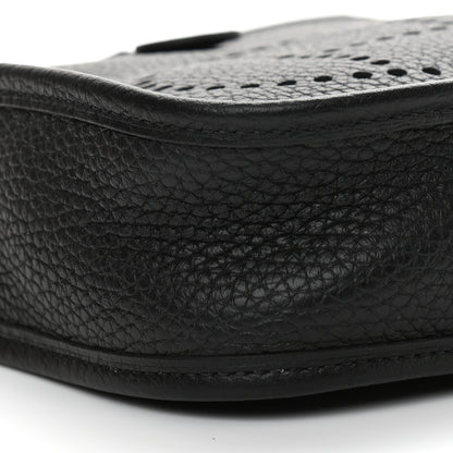 Hermes Taurillon Clemence Evelyne TPM Black 9 of 11