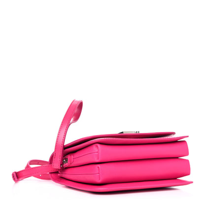 Balenciaga Shiny Box Calfskin Small B Bag Acid Fuchsia 4 of 10