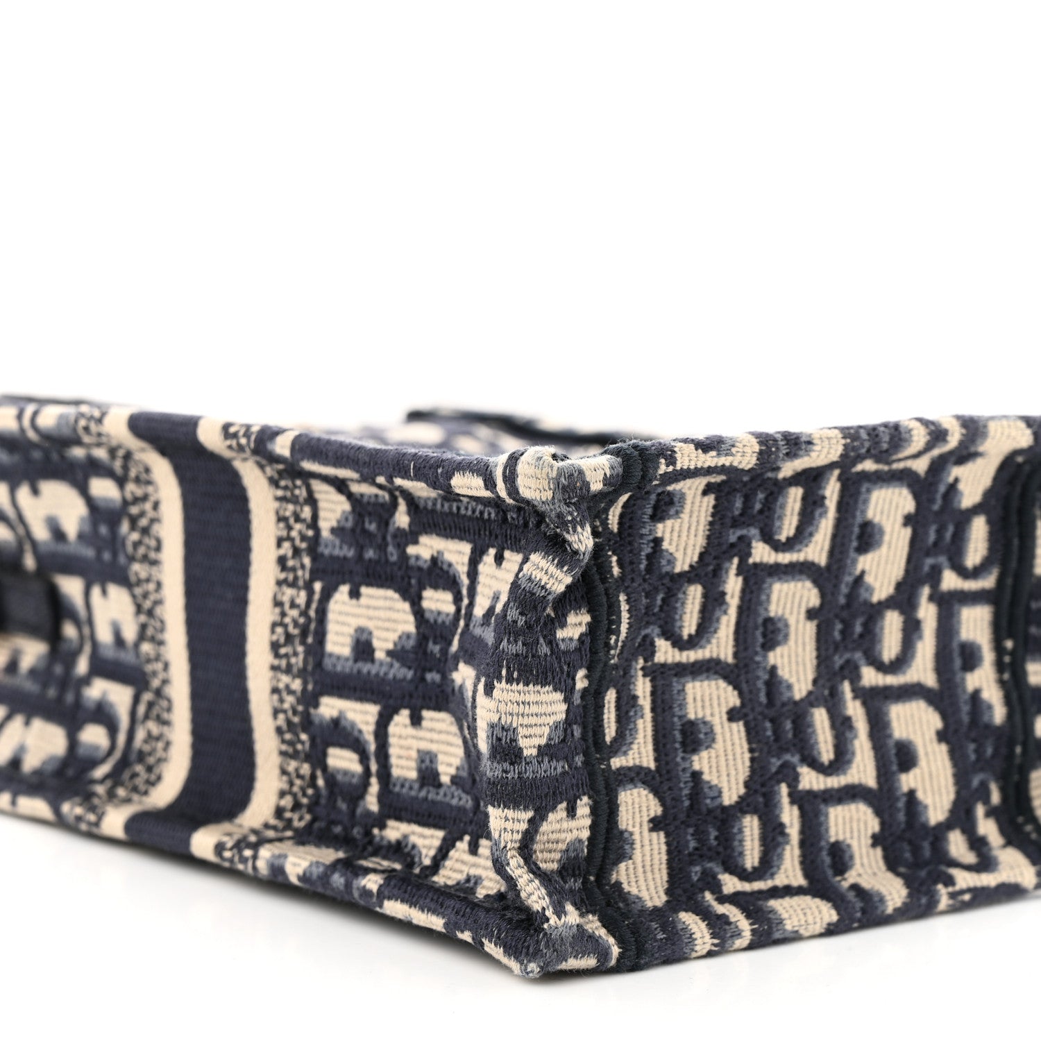 Christian Dior Oblique Mini Book Tote Phone Bag Blue 9 of 13