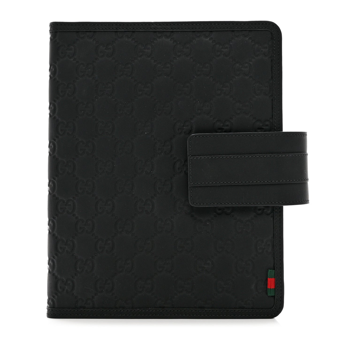 Rubber Guccissima Web Ipad Case Black