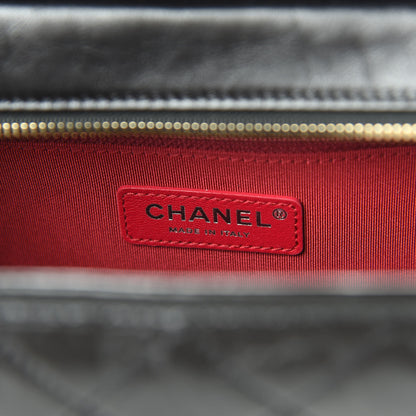 Chanel Aged Calfskin Quilted Medium Gabrielle Hobo Black 8 of 11