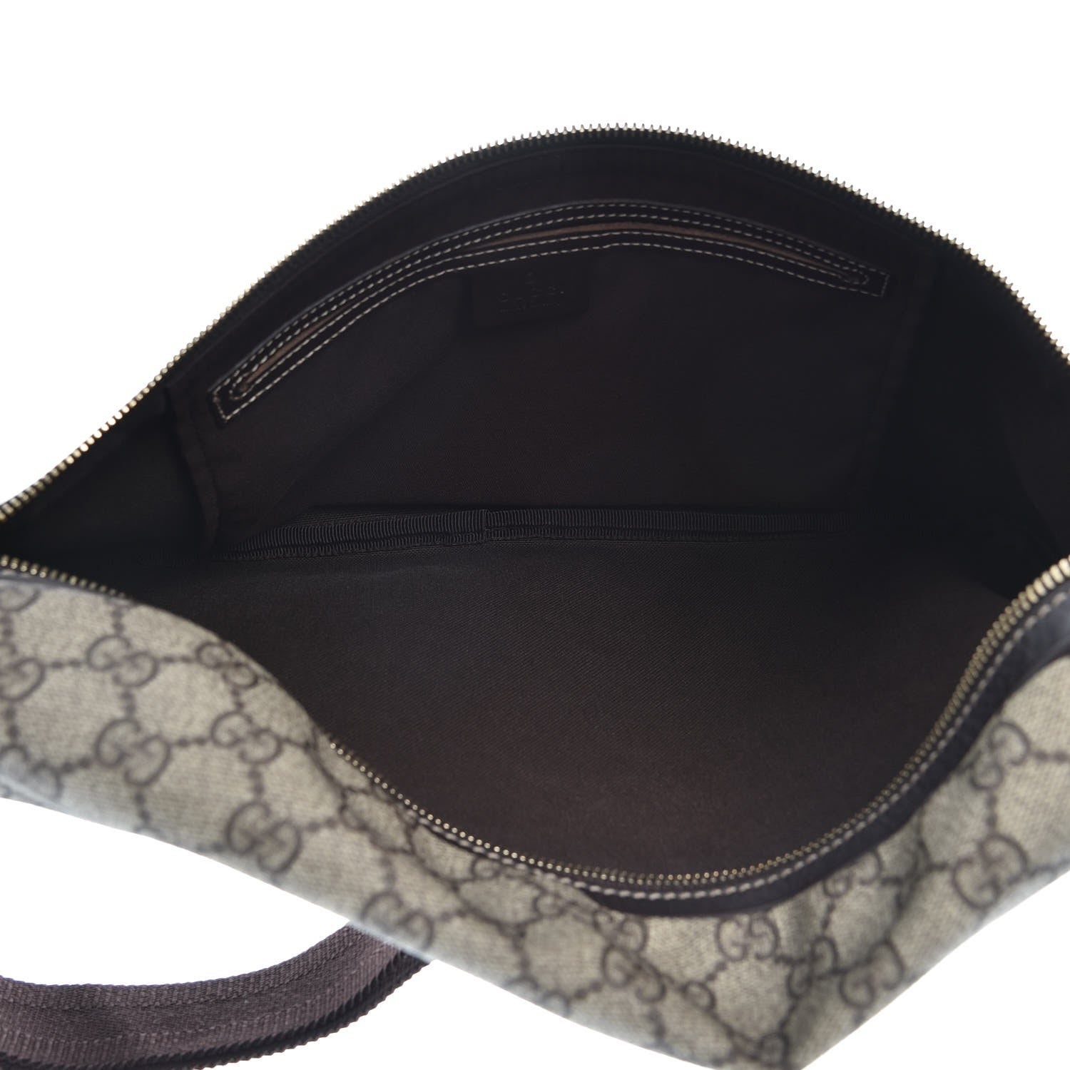 Gucci GG Supreme Monogram Belt Bag Dark Brown 7 of 13