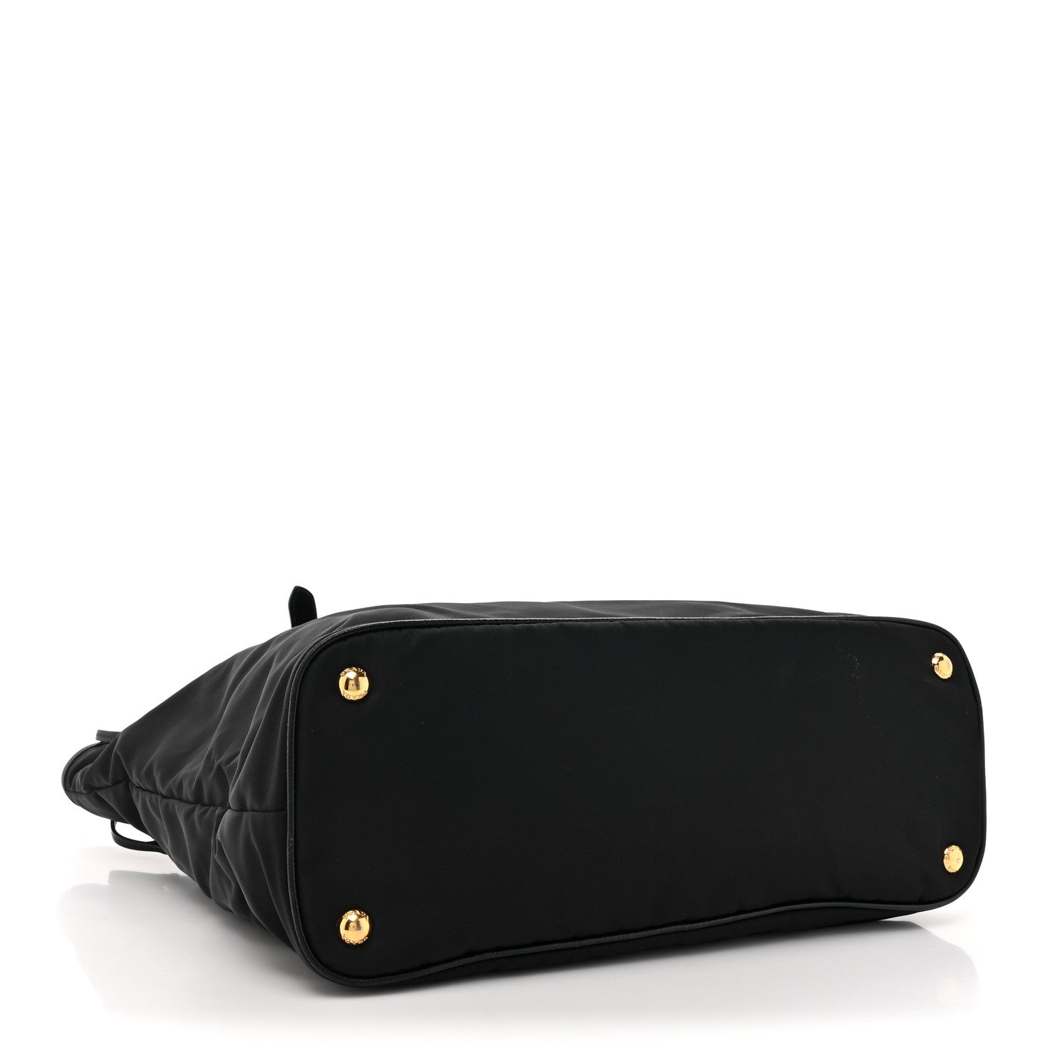 Prada Tessuto Nylon Saffiano Tote Black 4 of 11