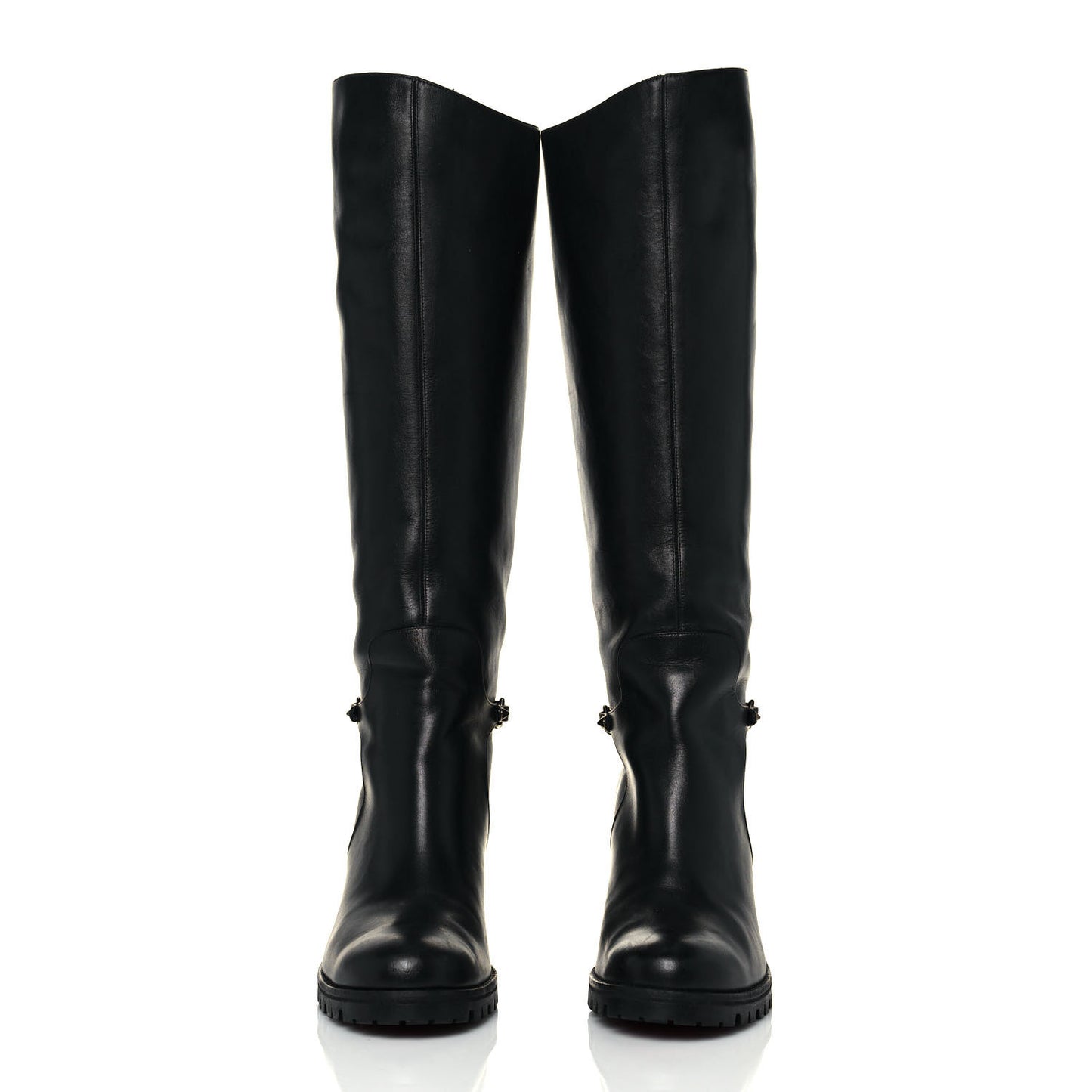 Calfskin Napoleo 70 Boots 38.5 Black