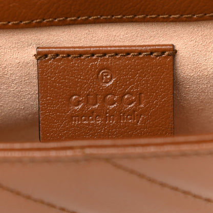 Gucci Azalea Calfskin Matelasse Diagonal Super Mini GG Marmont Shoulder Bag Cuir 6 of 9