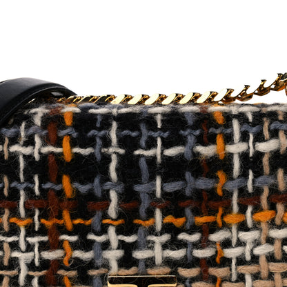 Burberry Tweed Lola Bag Black 9 of 12