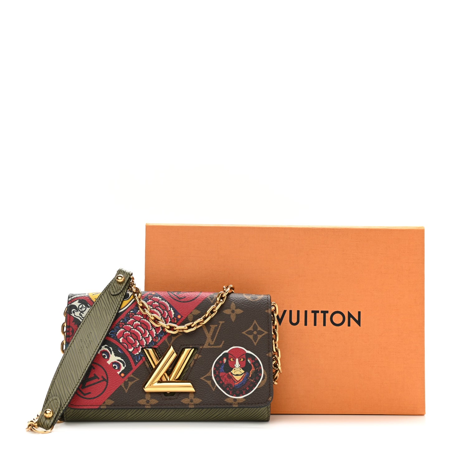 Monogram Epi Kabuki Twist Chain Wallet