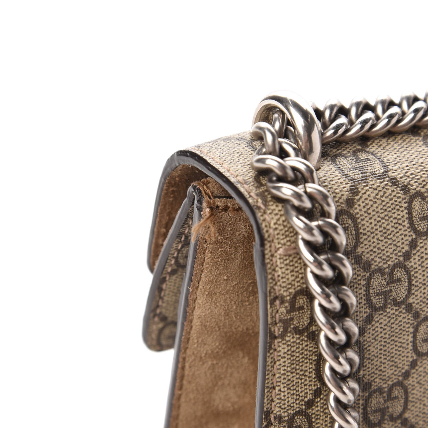 GG Supreme Monogram Mini Dionysus Shoulder Bag Taupe