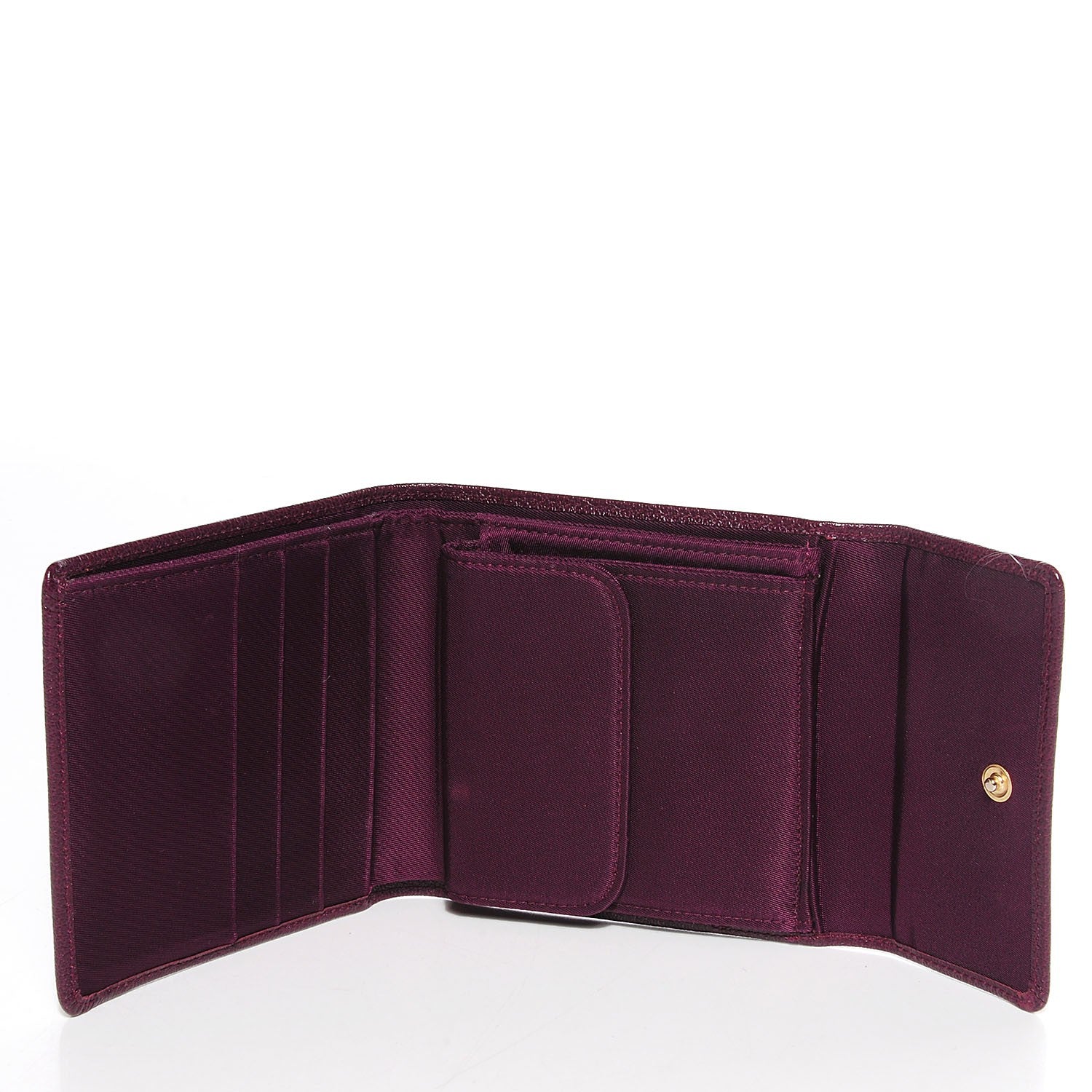 Christian Dior Goatskin Compact Malice Wallet Violet 5 of 7