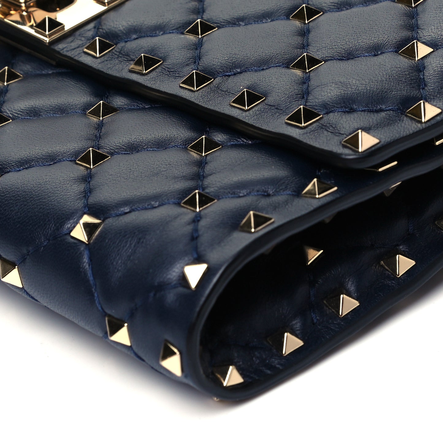 Nappa Rockstud Spike Wallet on Chain Marine